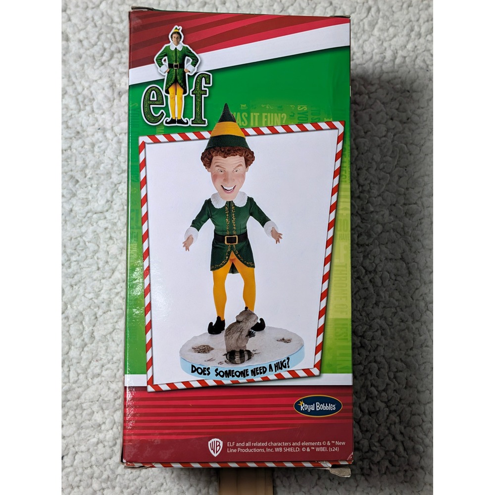 Royal Bobbles Buddy The Elf Movie Collectible Bobblehead RW-518 Green Yellow OS